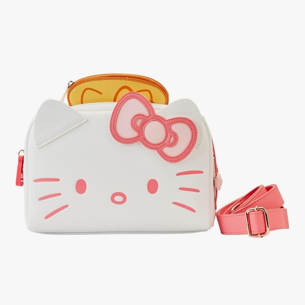 Loungefly Sanrio Hello Kitty Breakfast Toaster Crossbody Bag